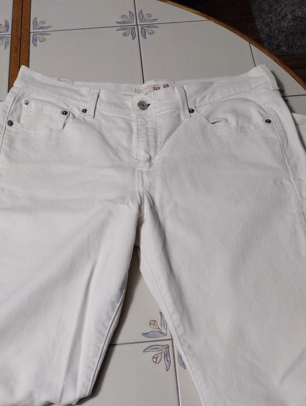 Levi's 515 Boot Cut Women's White Jeans